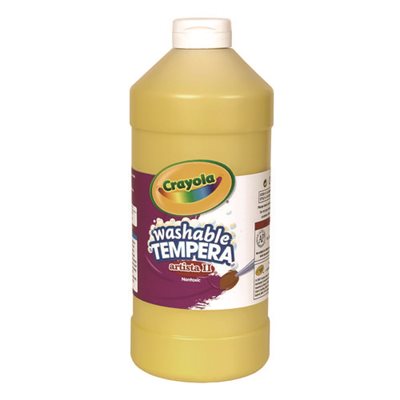 PAINT, WASHABLE YELLOW 32 OZ