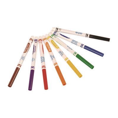 MARKERS, Washable, Fine Point, Classic Colors, 8 / SET