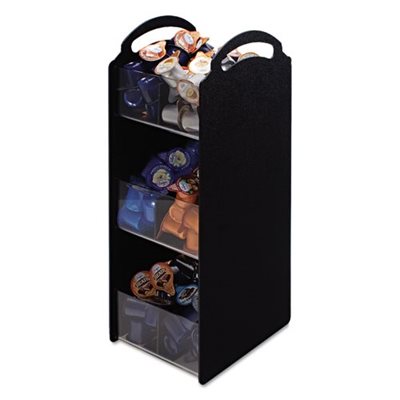 ORGANIZER, COMPACT CONDIMENT 6 1 / 8W X 8D X 18H BLACK