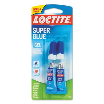 Super Glue, Gel, .07 oz. Tube, 2 / pack