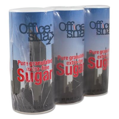 SUGAR, RECLOSABLE CANISTER 20 OZ 3PK