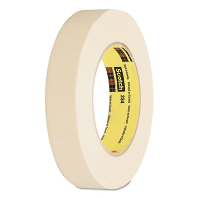 MASKING TAPE 234, 3" CORE 12 MMX55M TAN