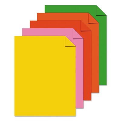 Color Cardstock, 65lb, 8 1 / 2 x 11, Assorted, 250 Sheets