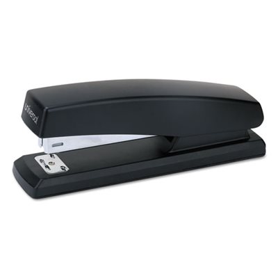 Economy Full-Strip Stapler, 20-Sheet Capacity, 3" Throat, Black