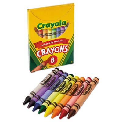 CRAYONS, Classic Colors, Tuck Box, 8 Colors