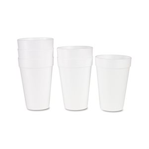 CUPS, STYROFOAM, 16 0Z., 20 SLEEVES / BX (500 / CS)