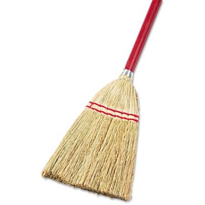 BROOM, TOY RED HANDLE