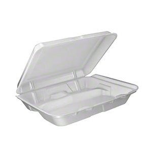 CONTAINER, 3 COMPARTMENT,  LARGE, 9.5" x 9.25" x 3", 200 / CARTON