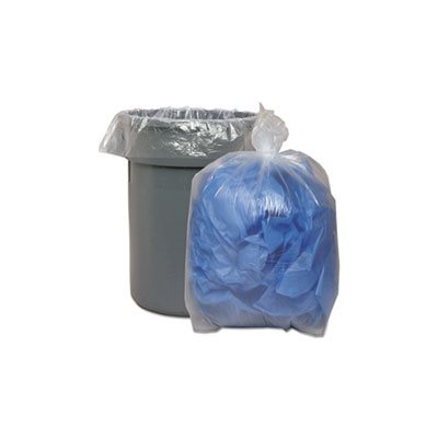 TRASH BAG, CLEAR 45GAL100 / CASE