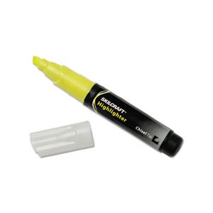 HIGHLIGHTER, FLUORESCENT, CHISEL-TIP, YELLOW, ABILITYONE, DOZEN