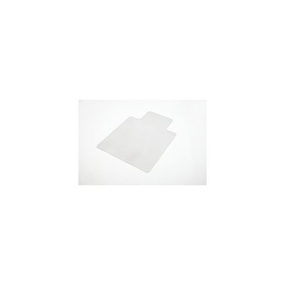 PVC CHAIR MAT,LOW TO MED. PILE CARPET,60" X 46", CLEAR