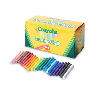 CHALK COLORED 24 ASSORTED COLOR 6 EA ST