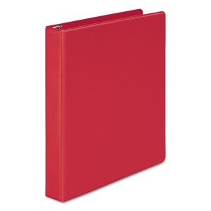 BINDER, 1 / 2" RED W / POCKETS &  OVERLAY, ABILITYONE