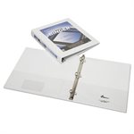 SKILCRAFT FRAMED SLANT D RING VIEW BINDER 1" WHITE