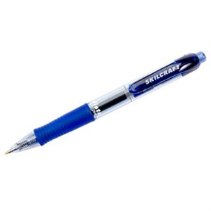 PEN, ROLLERBALL, RETRACTABLE, GEL, VISTA, .7MM, BLUE, ABILITYONE, DOZEN