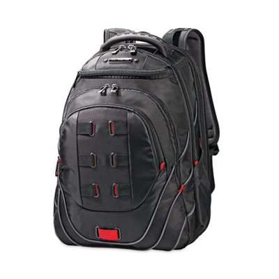 BACKPACK, TECTONIC PFT 13X9X19 BLACK / RED