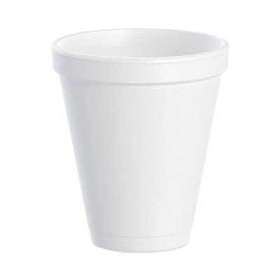 CUPS, FOAM DRINK 12OZ WHITE 1,000 / CS