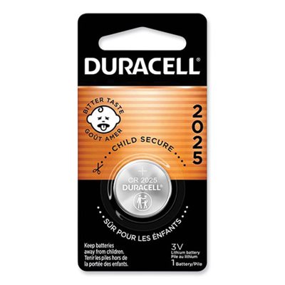 BATTERY, DURACELL 2025,COIN LITHIUM