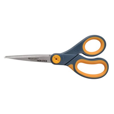 SCISSORS, NON-STICK, TITANIUM BONDED, 8" STRAIGHT, 3 / PACK