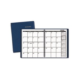 PLANNER, MONTHLY, 6.875" x 8.75", NAVY, 2020