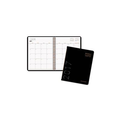 PLANNER, CONTEMPORARY, MONTHLY, 6.875" x 8.75", BLACK, 2020