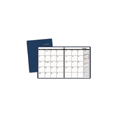 PLANNER, MONTHLY, 8.875" x 11", NAVY, 2023-2024