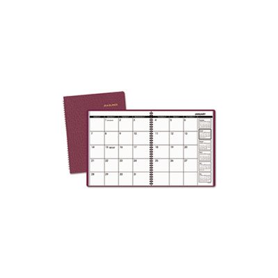 PLANNER, MONTHLY, 8.875" x 11", WINESTONE, 2020-2021