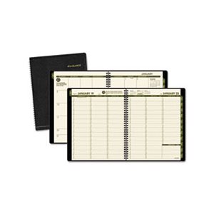 Recycled Weekly / Monthly Classic Appointment Book, 11 x 8.25, Black