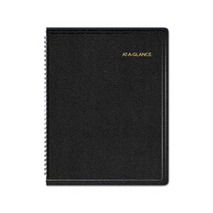 Triple View Weekly / Monthly Appointment Book, 11 x 8.25, Black, 2021