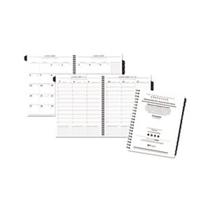 PLANNER, QUICKNOTES, MONTHLY,  6.875" x 8.75", BLACK, 2020