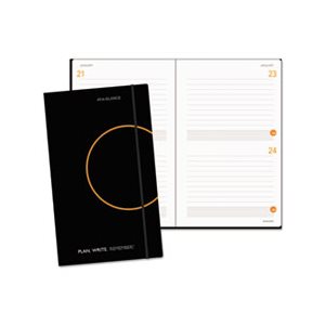 PLANNER, PLAN. WRITE. REMEMBER., NOTEBOOK, TWO Days PER PAGE, 5.125" x 8.125", BLACK