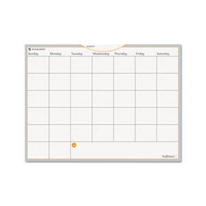 PLANNER, WALLMATES, SELF-ADHESIVE, DRY ERASE, MONTHLY, 24" x 18"