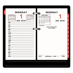 DESK CALENDAR, REFILL, TWO-COLOR,  3.5" x 6", 2023