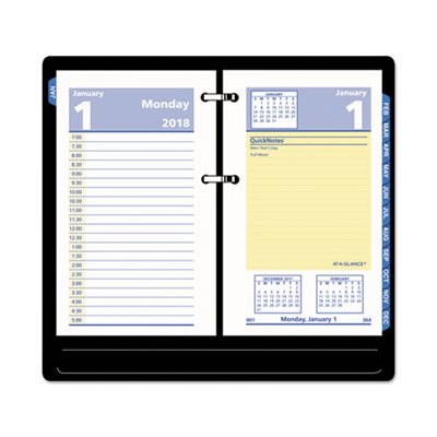 CALENDAR REFILL, QUICKNOTES, DESK PAD, 3.5" x 6",