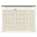 Executive Monthly Desk Pad Calendar, 22 x 17, Buff, 2021