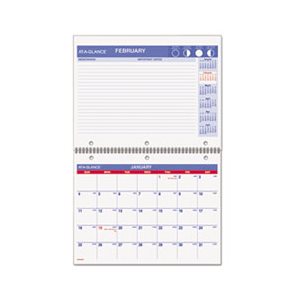 DESK / WALL CALENDAR, WIREBOUND, MONTHLY, 11" x 8.5", 2020