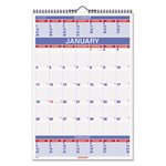 WALL CALENDAR, THREE-MONTH, 15.5" x 22.75", 2022