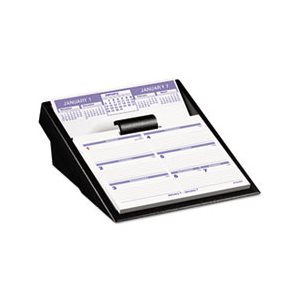 DESK CALENDAR, FLIP-A-WEEK, WITH BASE,  5.625" x 7", WHITE, 2023