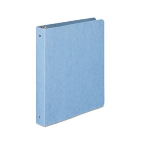 BINDER, ROUND RING, PRESSTEX, 1" CAPACITY, LIGHT BLUE