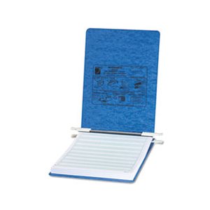 COVER, DATA BINDER, PRESSTEX, W /  STORAGE HOOKS, 6" CAPACITY, 11" X 8.5", LIGHT BLUE