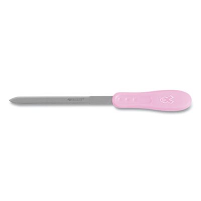 LETTER OPENER, STAINLESS STEEL, PINK RIBBON