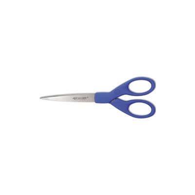 SCISSORS, Preferred Line, Stainless Steel, 7" Long, Blue