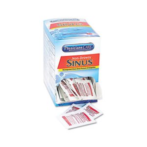 Sinus Decongestant Congestion Medication, 10mg, One Tablet / Pack, 50 Packs / Box