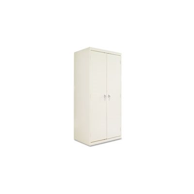 STORAGE CABINET, ASSEMBLED 78"h, ADJUSTABLE SHELVES, 36"w x 24"d, PUTTY