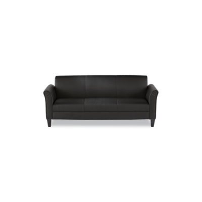 SOFA, ALERA RECEPTION LOUNGE FURNITURE, 3-CUSHION, 77"w x 31.5"d x 32"h, BLACK