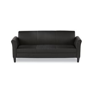 SOFA, ALERA RECEPTION LOUNGE FURNITURE, 3-CUSHION, 77"w x 31.5"d x 32"h, BLACK