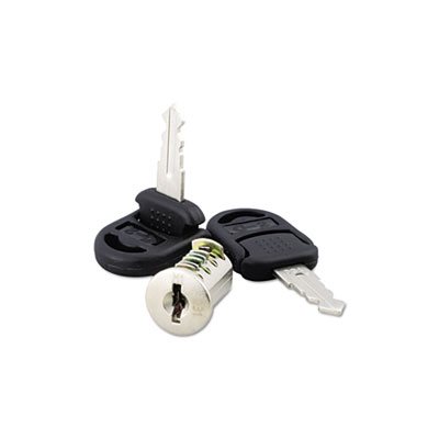 Core Removable Lock and Key Set, Silver, Two Keys / Set