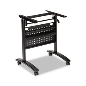 FLIP TRAINING TABLE BASE, ALERA VALENCIA SERIES, MODESTY PANEL, 24.5"w x 19.75"d, BLACK