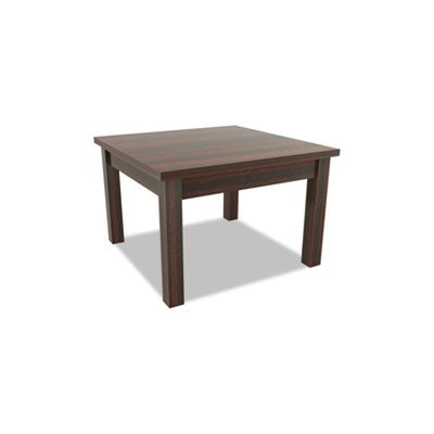 OCCASIONAL TABLE, ALERA VALENCIA SERIES, SQUARE, 23.625"w x 23.625"d x 20.375"h, MAHOGANY