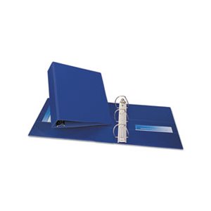 Durable Binder with Two Booster EZD Rings, 11 x 8 1 / 2, 3", Blue